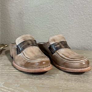 Freebird by Steven Women's Tan Leather Mules - Mona Lisa